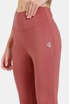Zelocity Quick Dry Gym Leggings - Mineral Red — thumbnail 5